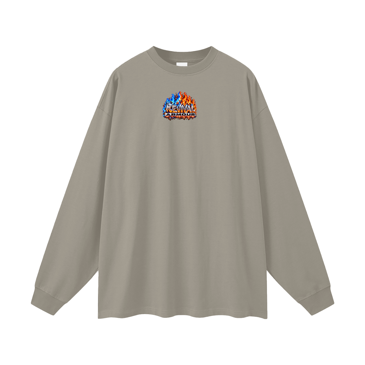 JESUS CAME TO SET THE WORLD ON FIRE AND WISHED IT WAS ALREADY BURNING ACCORDING TO LUKE 12:49 REVIVAL ARMOUR Long Sleeve T-Shirt