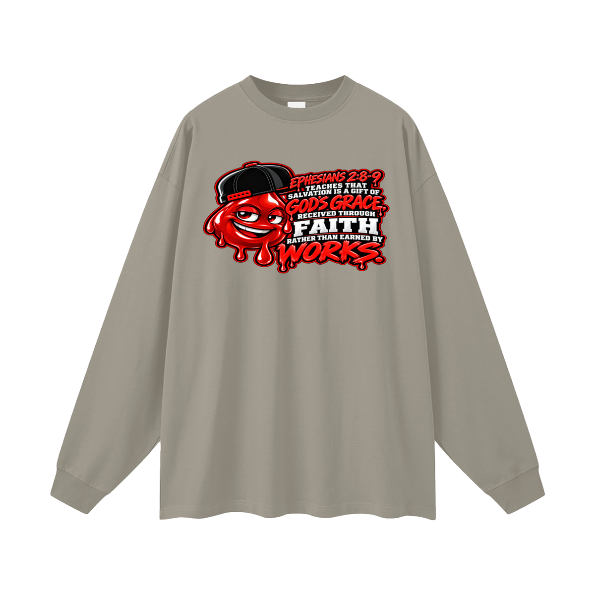 Ephesians 2:8-9 inspired Long Sleeve T-Shirt