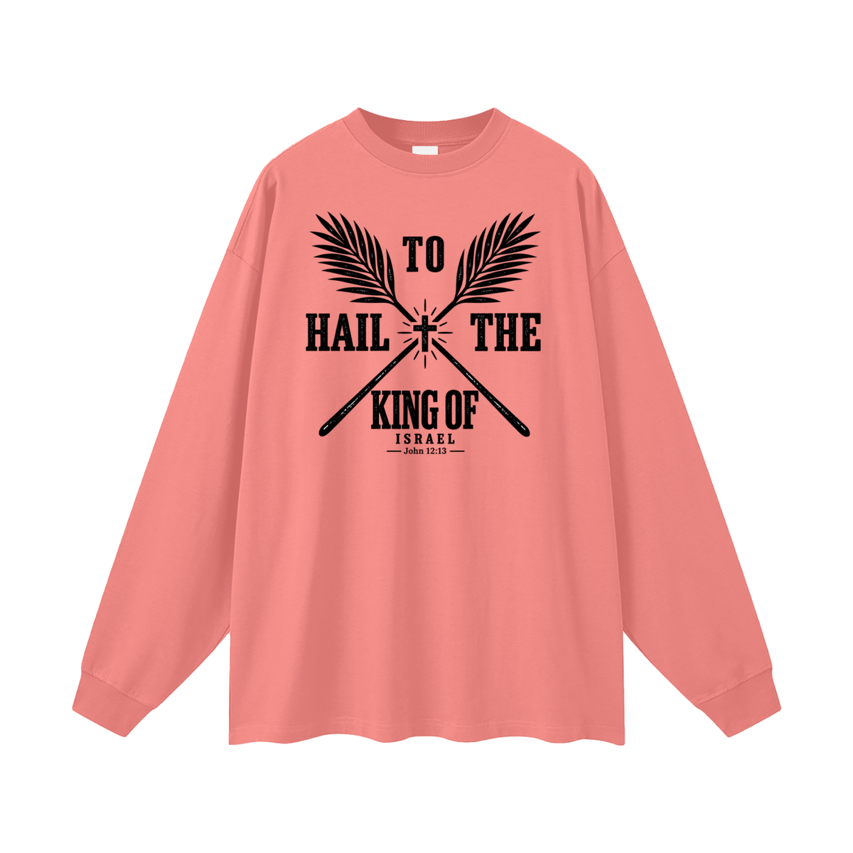 HAIL TO THE KING OF ISRAEL Long Sleeve T-Shirt