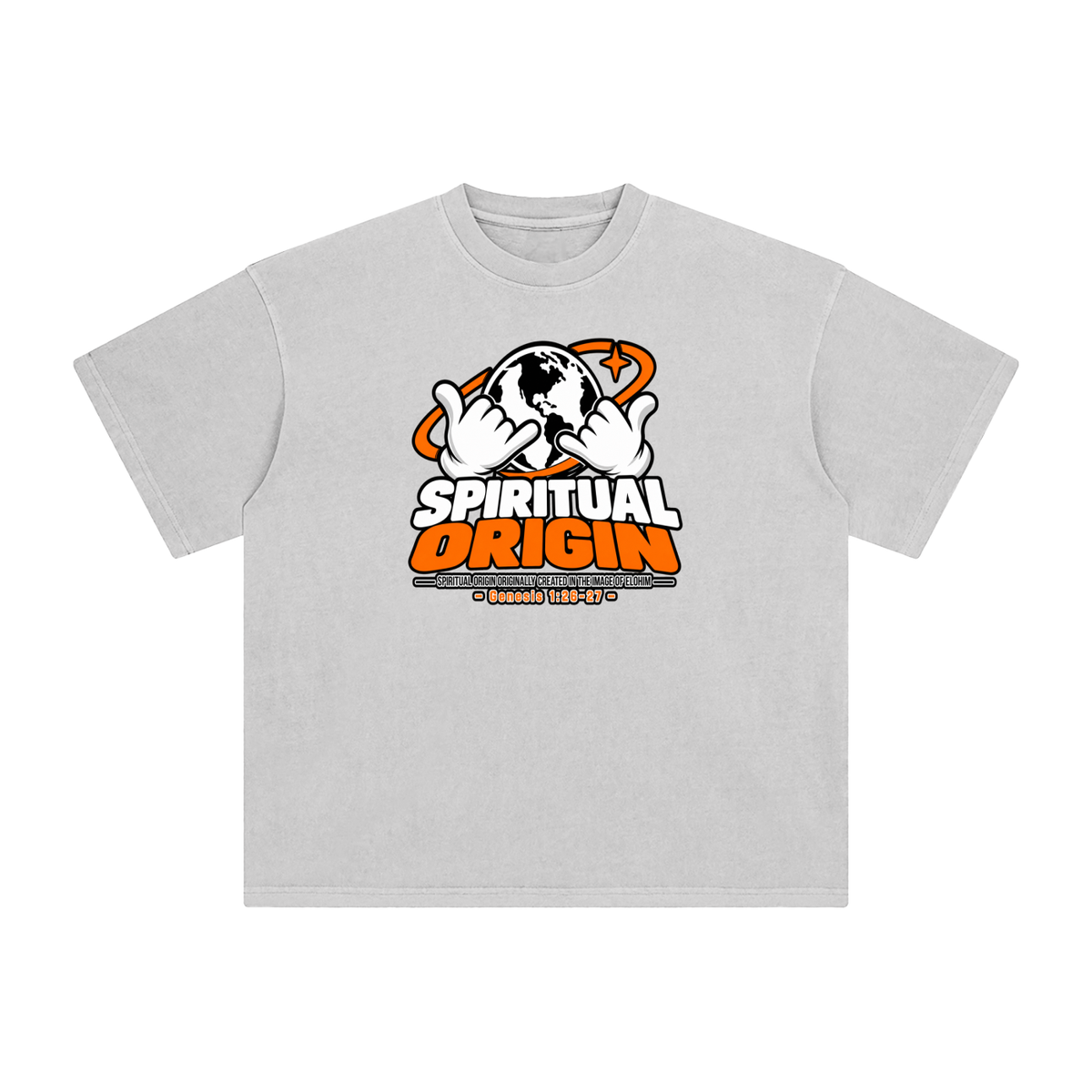 SPIRITUAL ORGIN SPIRITUAL ORGIN ORIGINALLY CREATED IN THE IMAGE OF ELOHIM - GENESIS 1:26-27 - T-Shirt