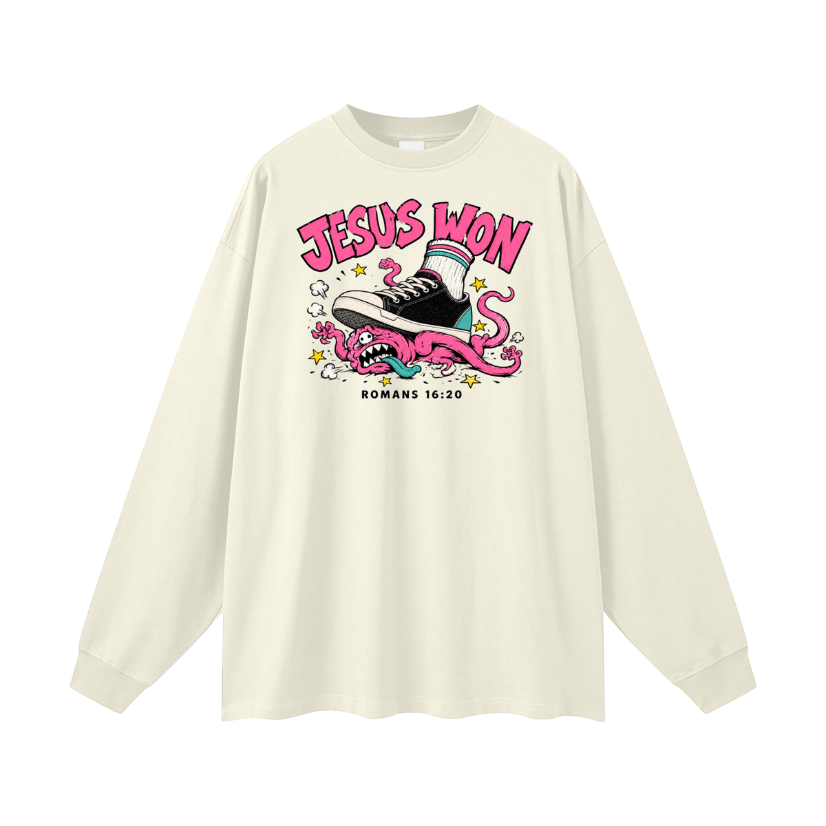 Jesus Won Long Sleeve T-Shirt