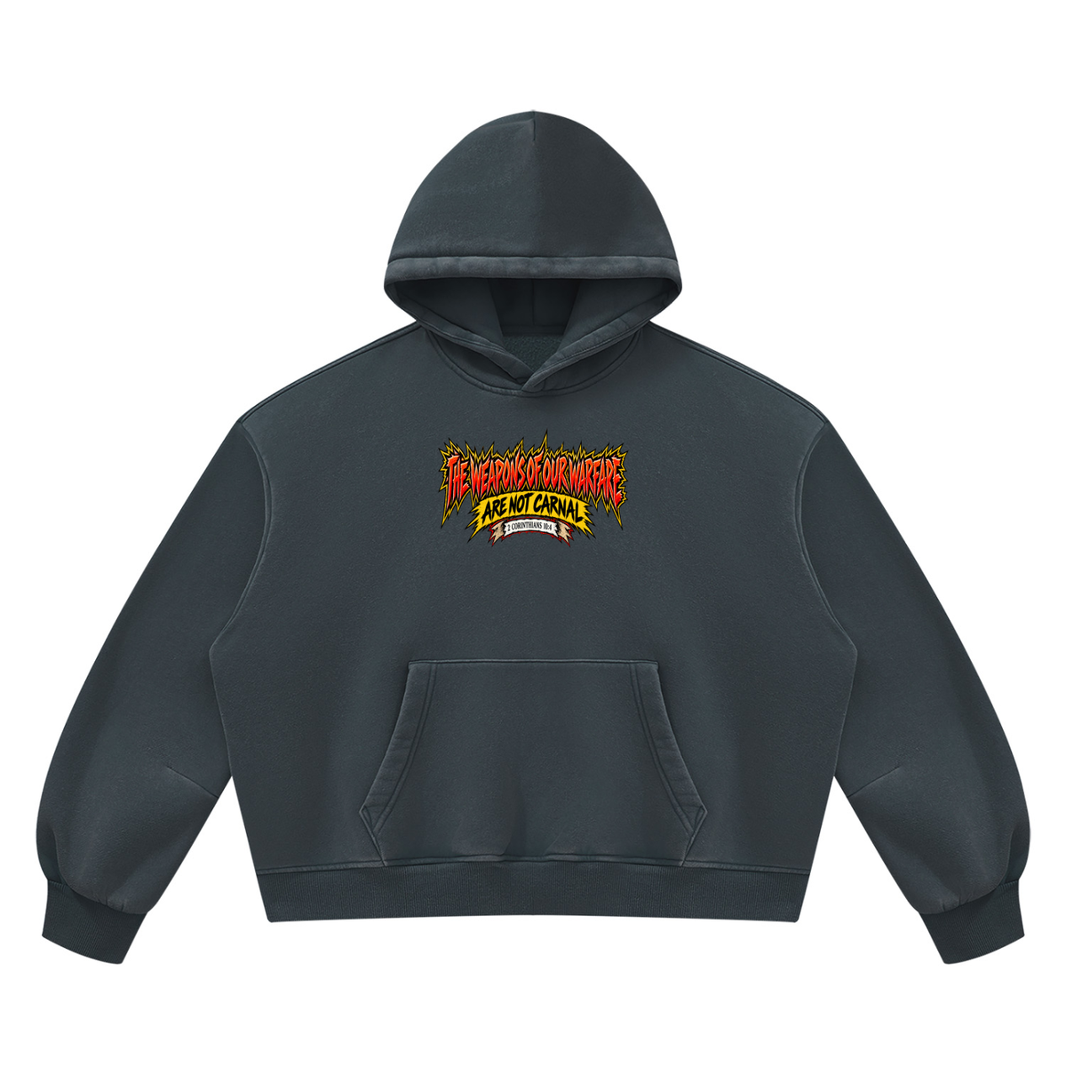 THE WEAPONS OF OUR WAREFARE ARE NOT CARNAL (2 CORINTHIANS 10:4) Hoodie