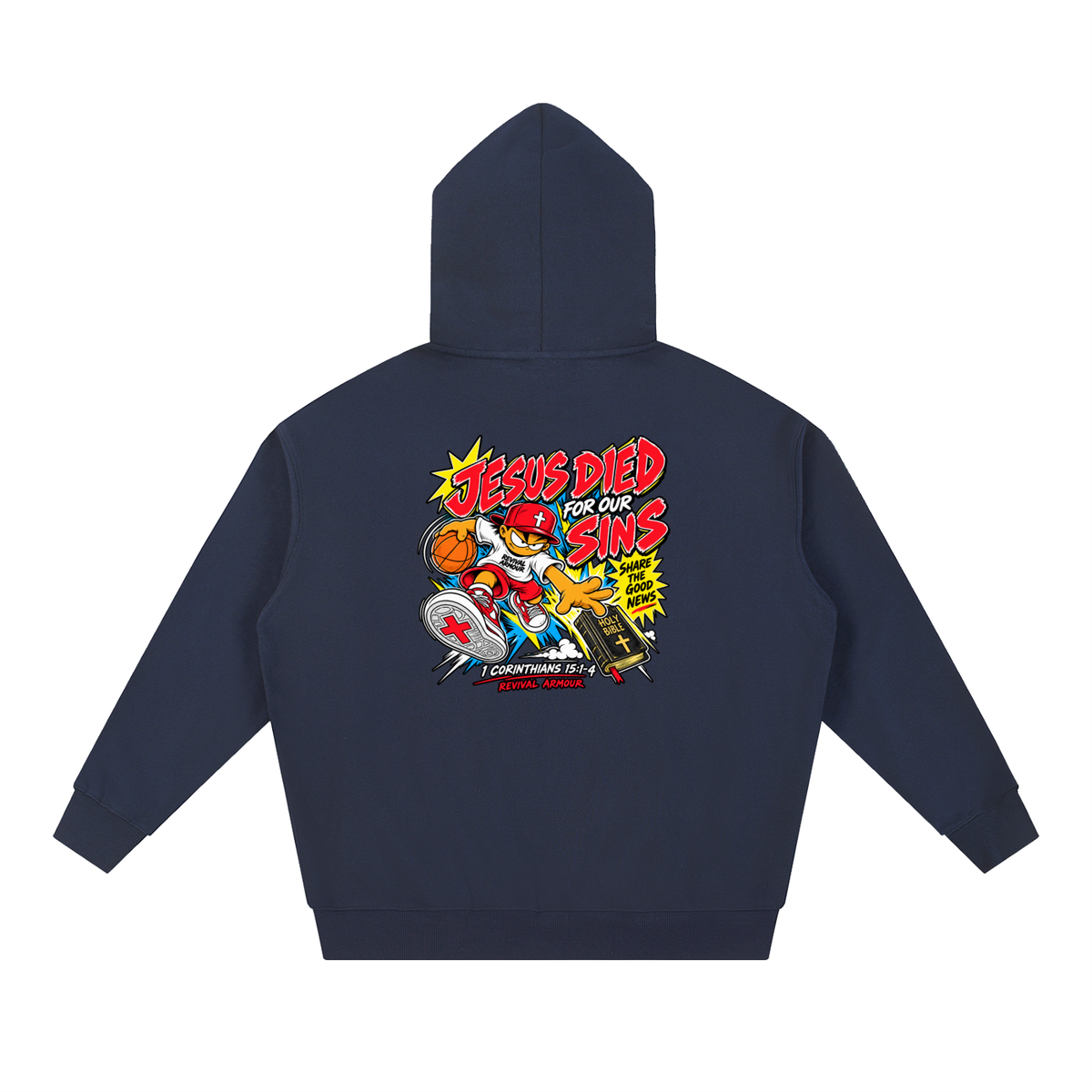 REVIVAL EST. 2026 ARMOUR JESUS DIED FOR OUR SINS Hoodie