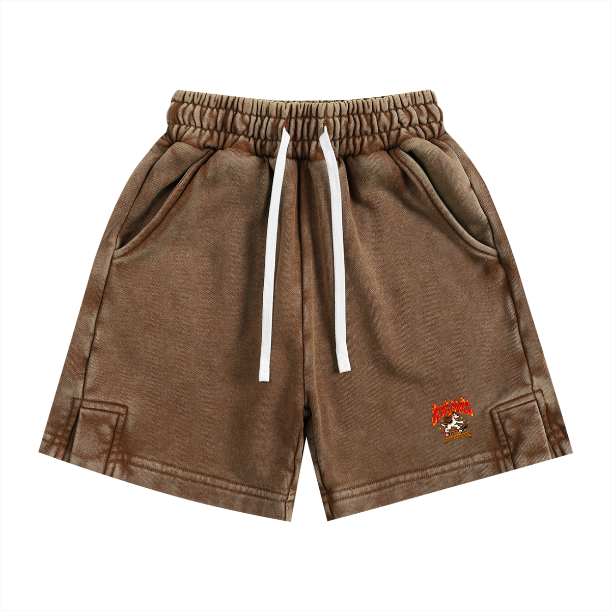 JESUS SAVES GOOD NEWS YOU COULD NOT BE A DOG ACCORDING TO REVELATION 22:15 & 1 CorinthianS 15:1-4 Kids' Shorts
