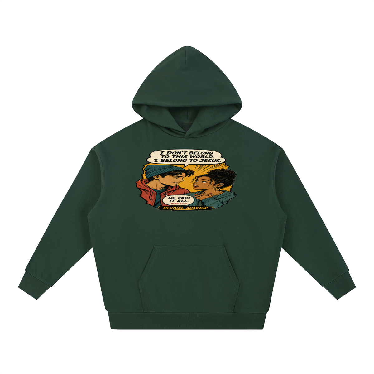 John 17:16 inspired Hoodie