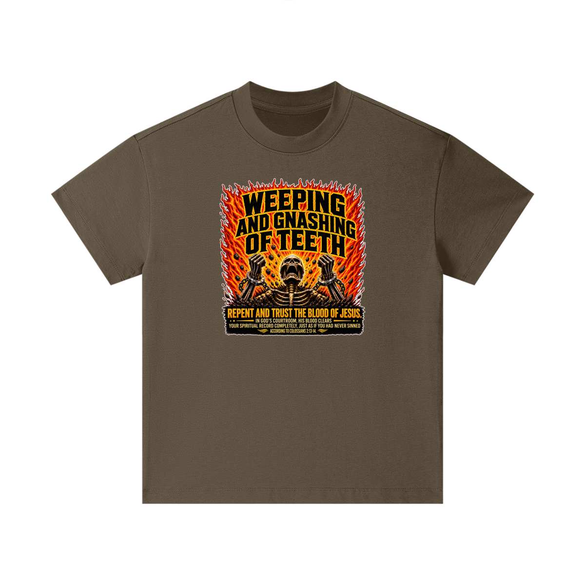 WEEPING AND GNASHING OF TEETH Kids T-Shirt