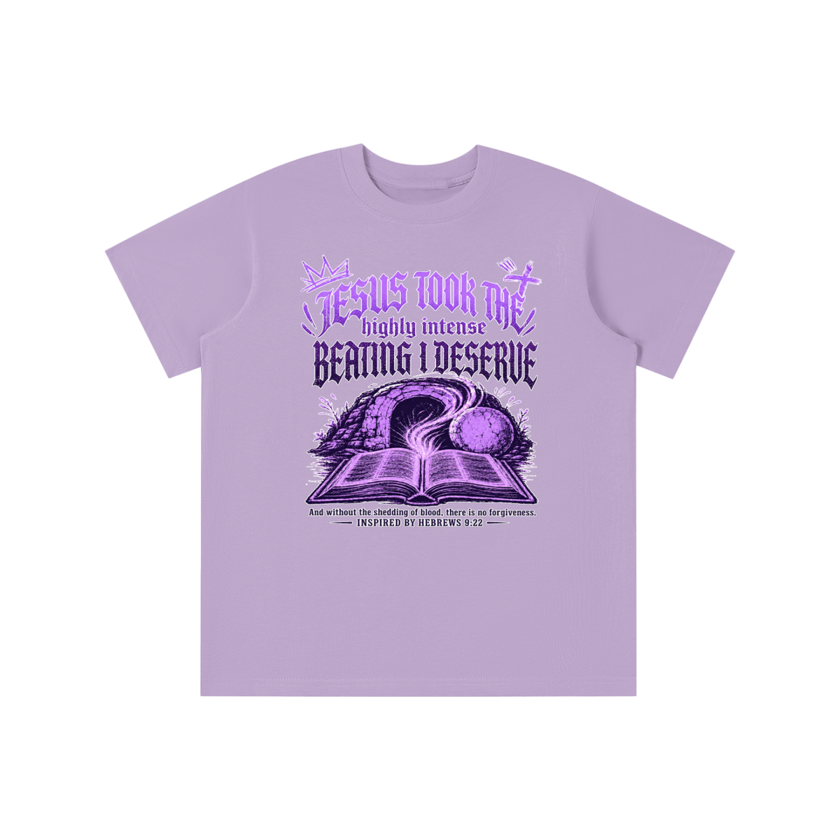 JESUS TOOK THE highly intense BEATING I DESERVE And without the shedding of blood, there is no forgiveness. INSPIRED BY HEBREWS 9:22 youth T-shirt