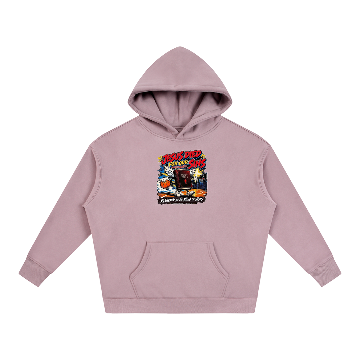 Jesus died for our sins that's the gospel redeemed by the blood of Jesus 1 Corinthians 15:1-3 . 1 John 1:7 Hoodie