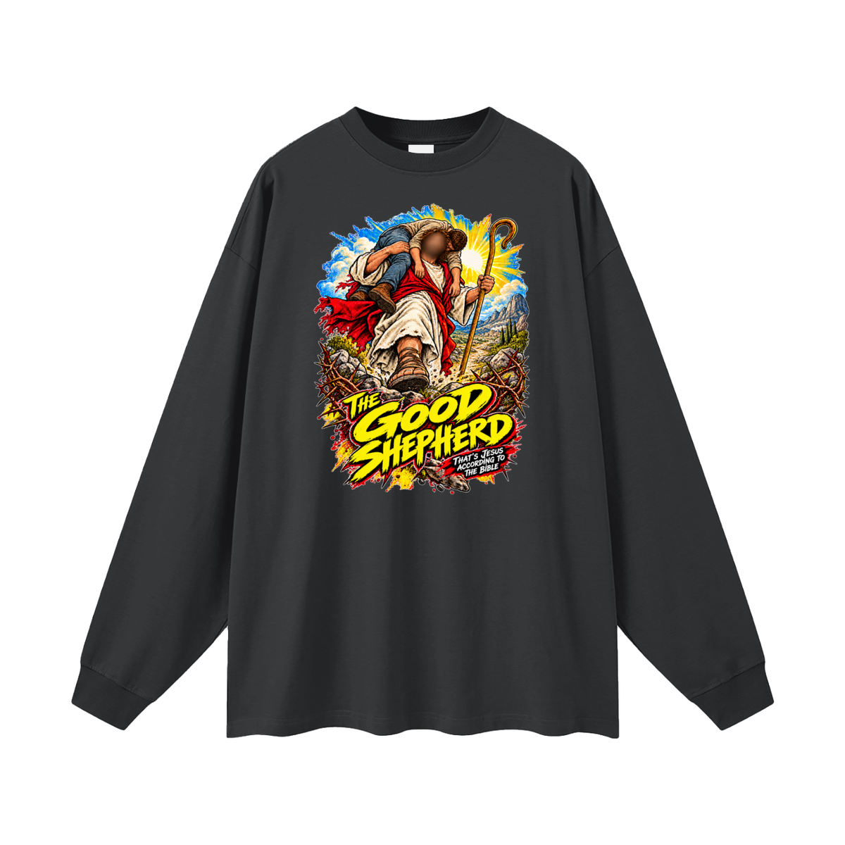 THE GOOD SHEPHERD THAT'S JESUS ACCORDiNG TO THE BiBLE Long Sleeve T-Shirt