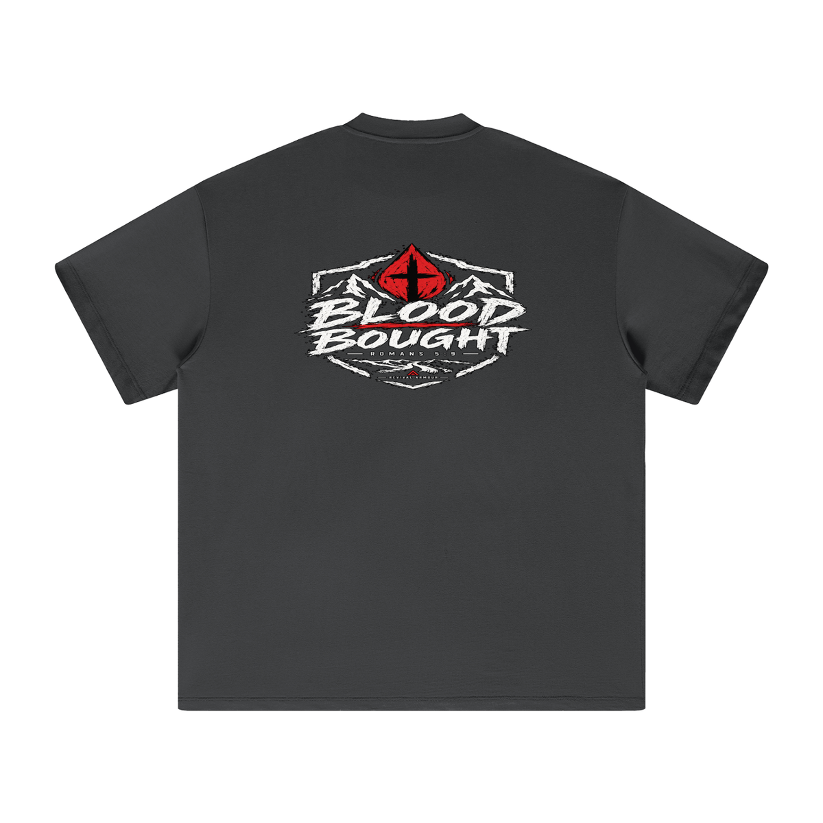 BLOOD BOUGHT - ROMANS 5:9 - T-Shirt