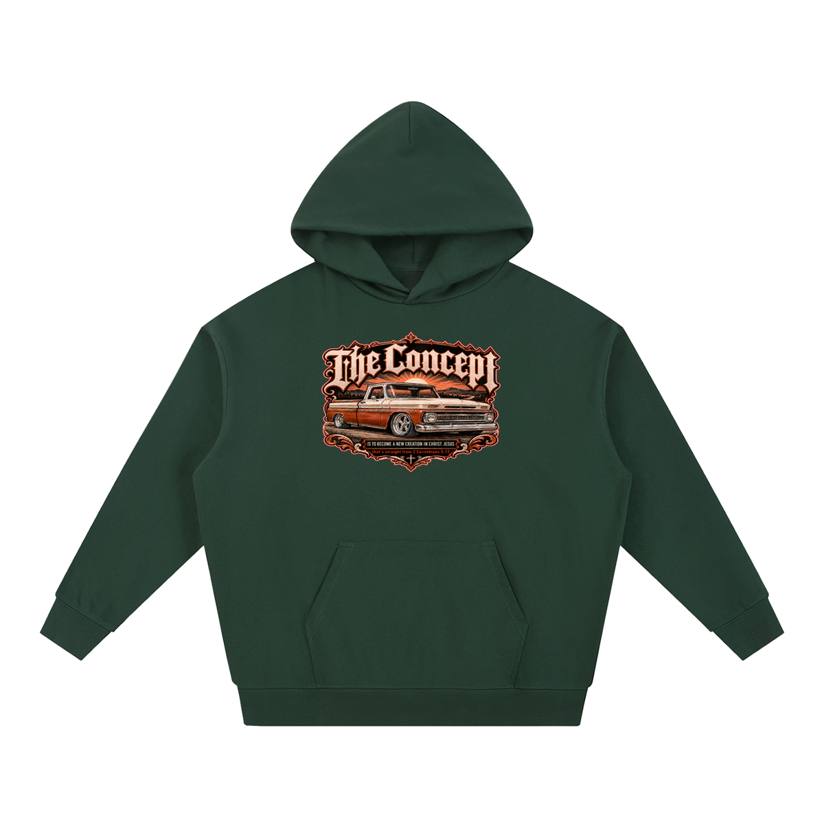 The Concept IS TO BECOME A NEW CREATION IN CHRIST JESUS that's straight from 2 Corinthians 5:17 Hoodie
