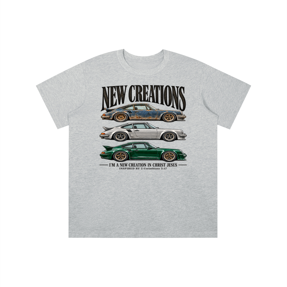 NEW CREATIONS I'M A NEW CREATION IN CHRIST JESUS INSPIRED BY 2 Corinthians 5:17 youth T-shirt