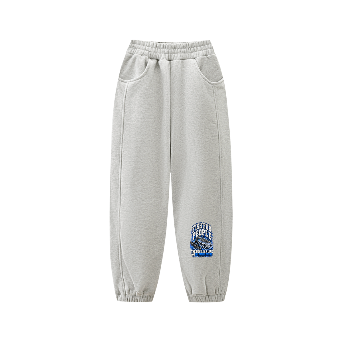 Fish for people youth Sweatpants