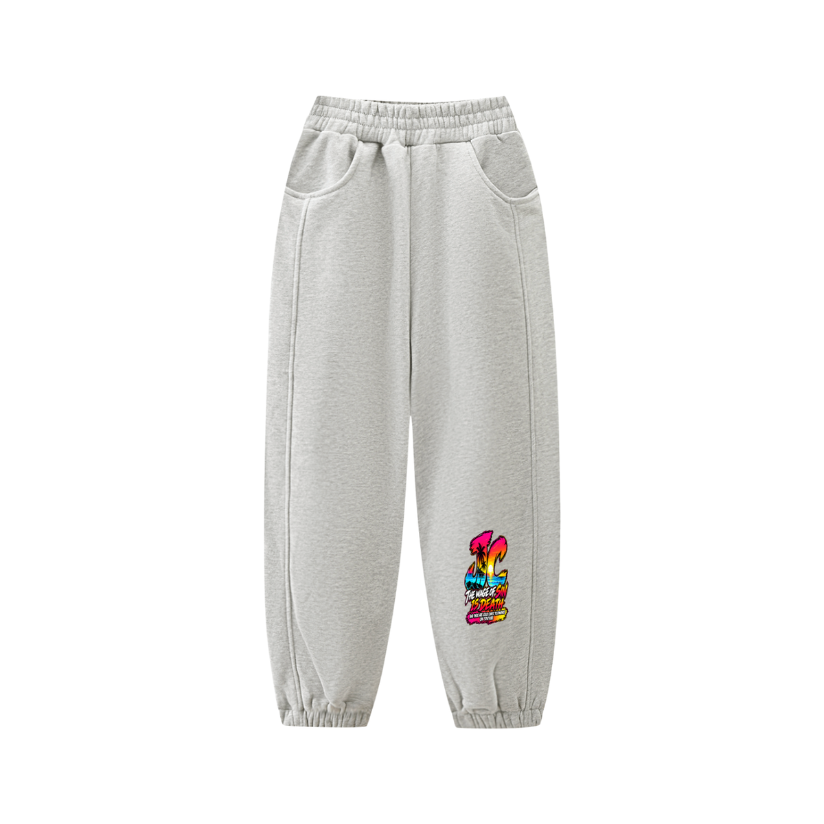 THE WAGE OF SIN IS DEATH AND THERE ARE JESUS CHRIST TESTIMONIES ON YOUTUBE youth Sweatpants