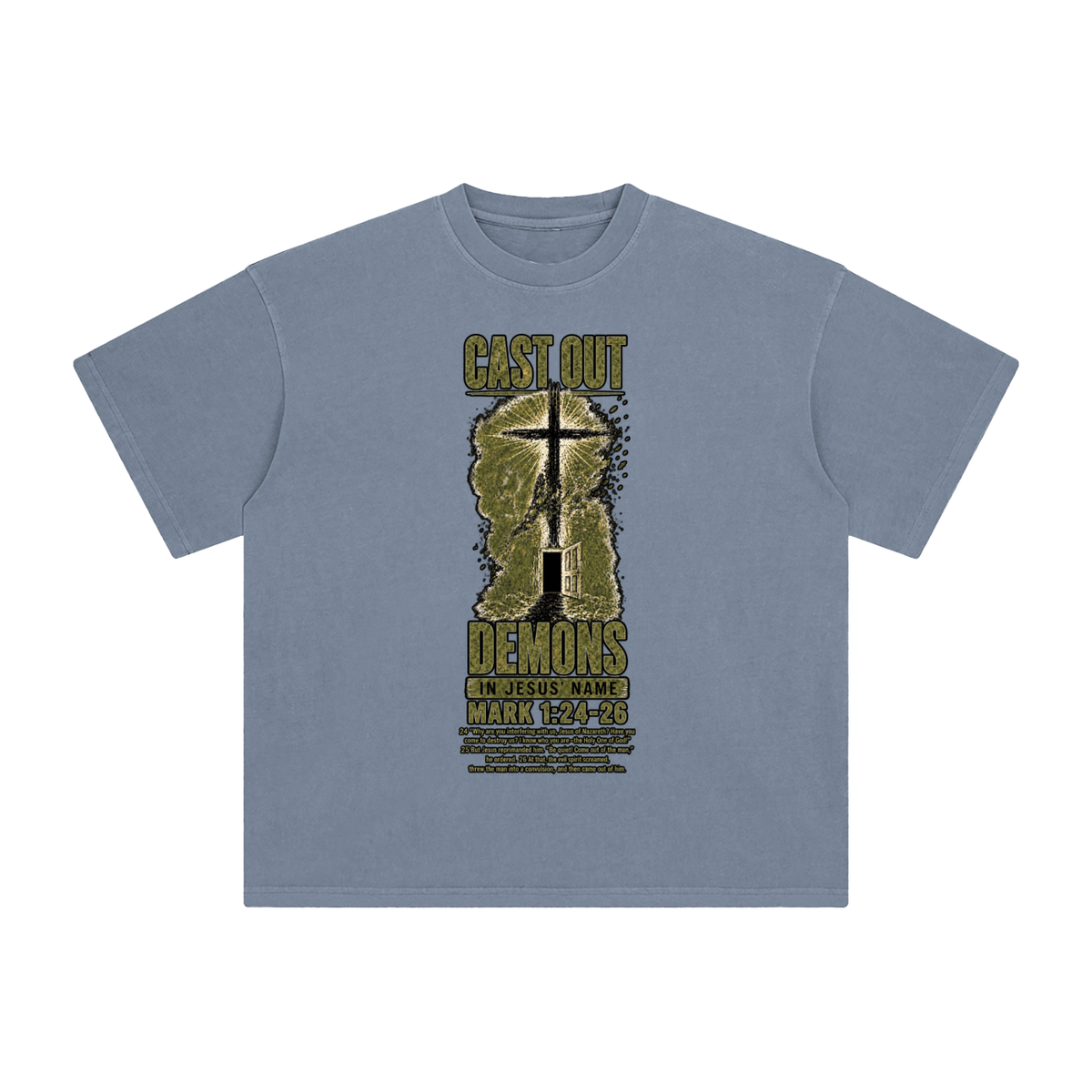 Mark 1:24-26 NLT T-Shirt