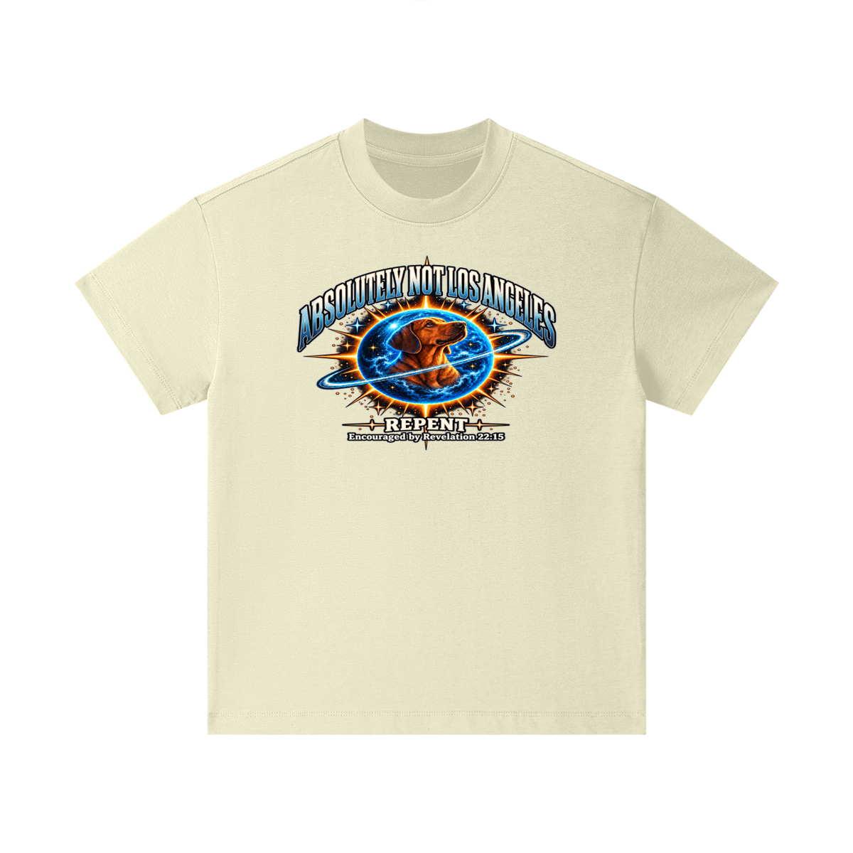 ABSOLUTELY NOT LOS ANGELES REPENT Encouraged by Revelation 22:15 Kids T-Shirt