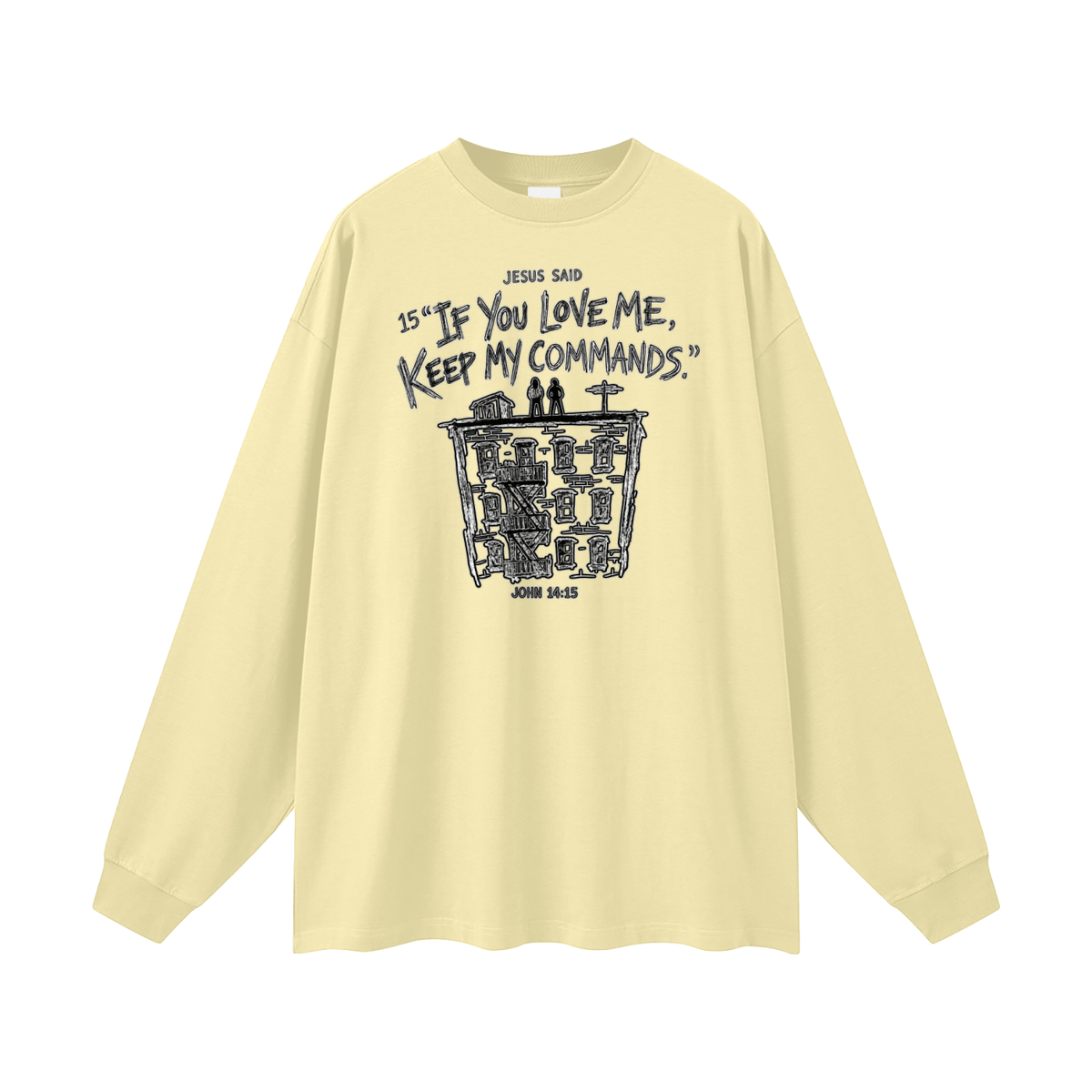 JOHN 14:15 NIV Long Sleeve T-Shirt