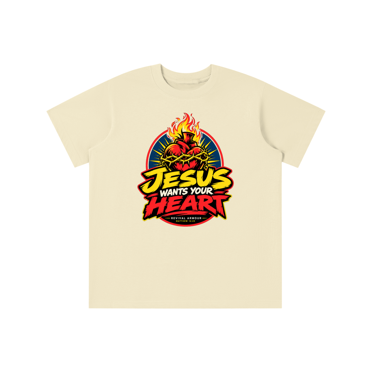 JESUS WANTS YOUR HEART - REVIVAL ARMOUR - youth T-shirt