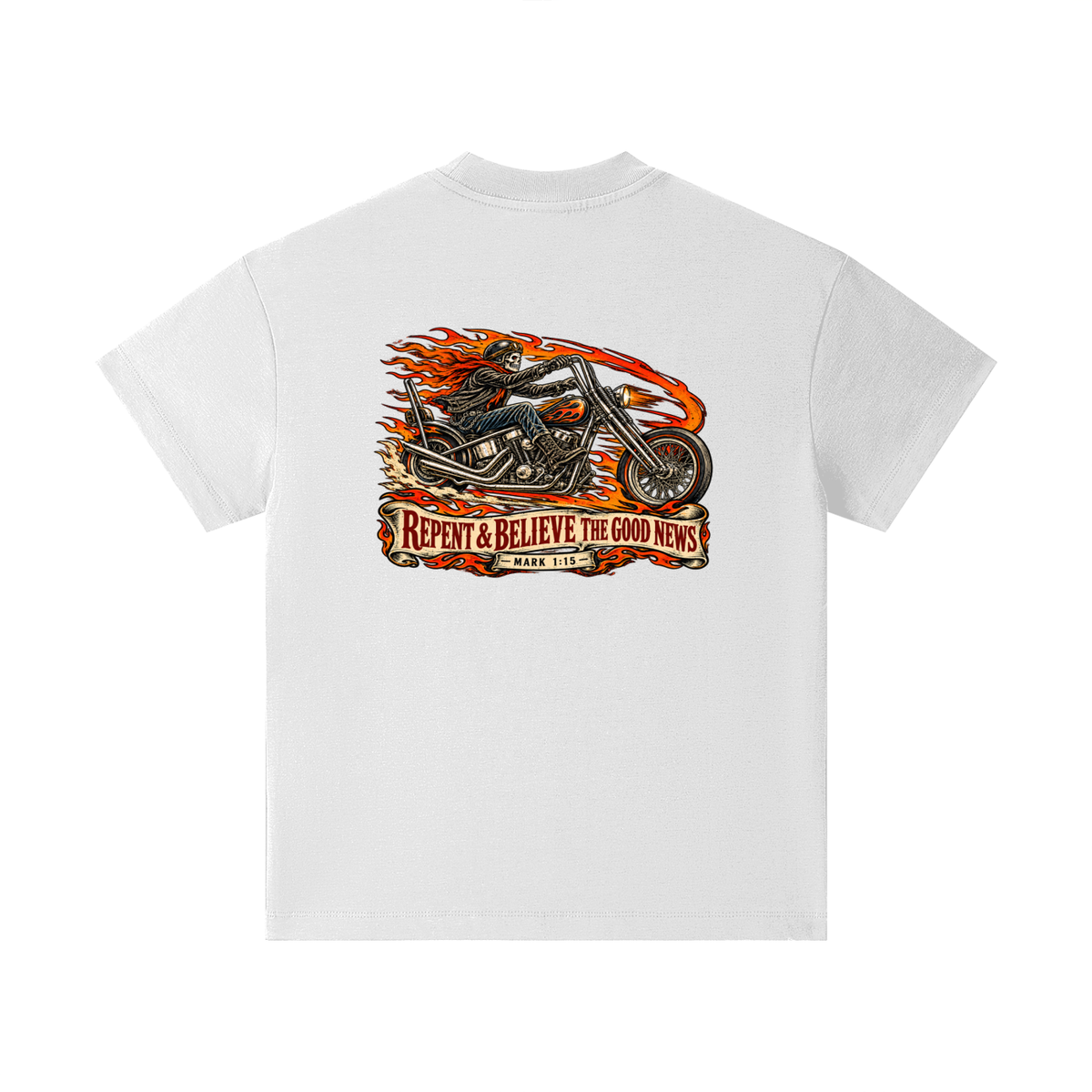JESUS SAVES REPENT & BELIEVE THE GOOD NEWS - MARK 1:15 - Kids T-Shirt