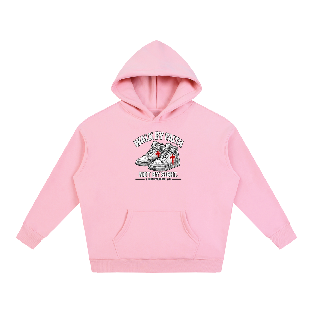 Walk by faith not by sight. Hoodie