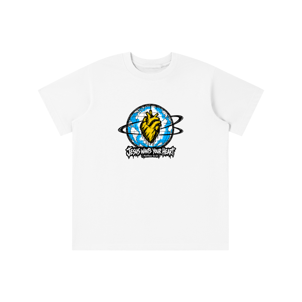 JESUS WANTS YOUR HEART ( MATTHEW 16:25 ) youth T-shirt