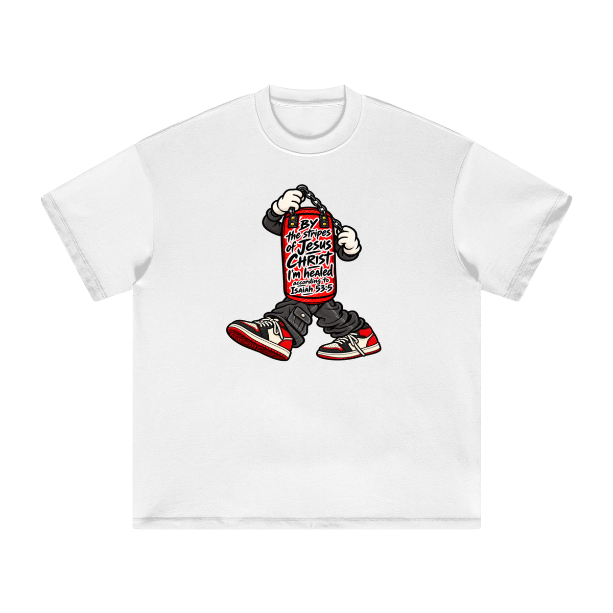 BY the stripes of Jesus CHRIST I'm heAled According to Isaiah 53:5 T-Shirt
