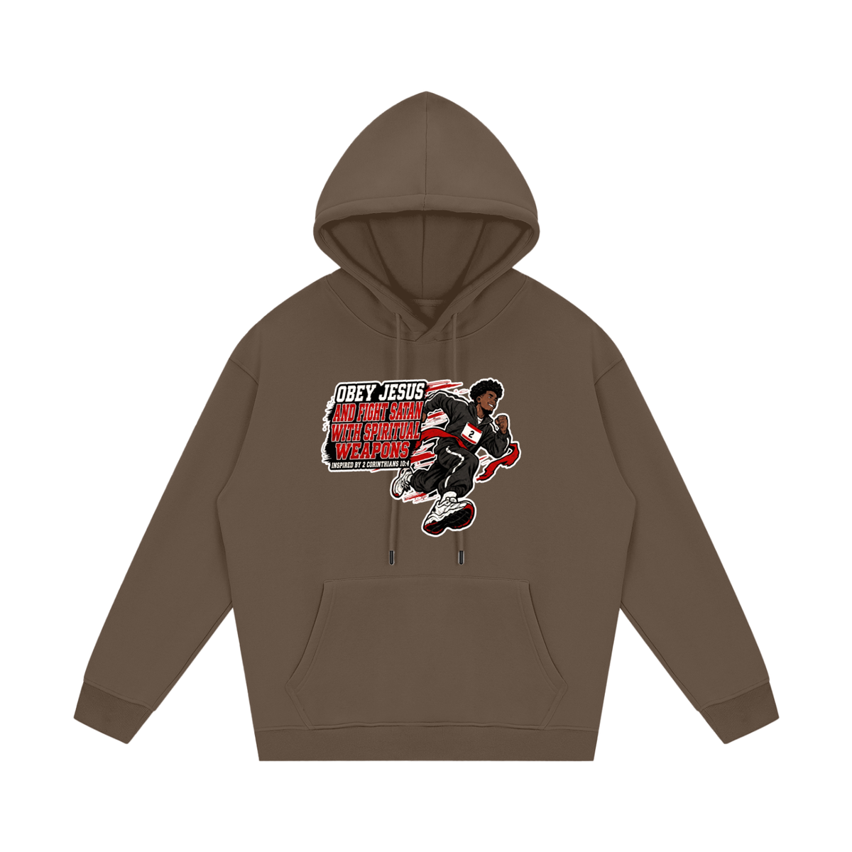 OBEY JESUS AND FIGHT SATAN WITH SPIRITUAL WEAPONS INSPIRED BY 2 CORINTHIANS 10:4 Hoodie