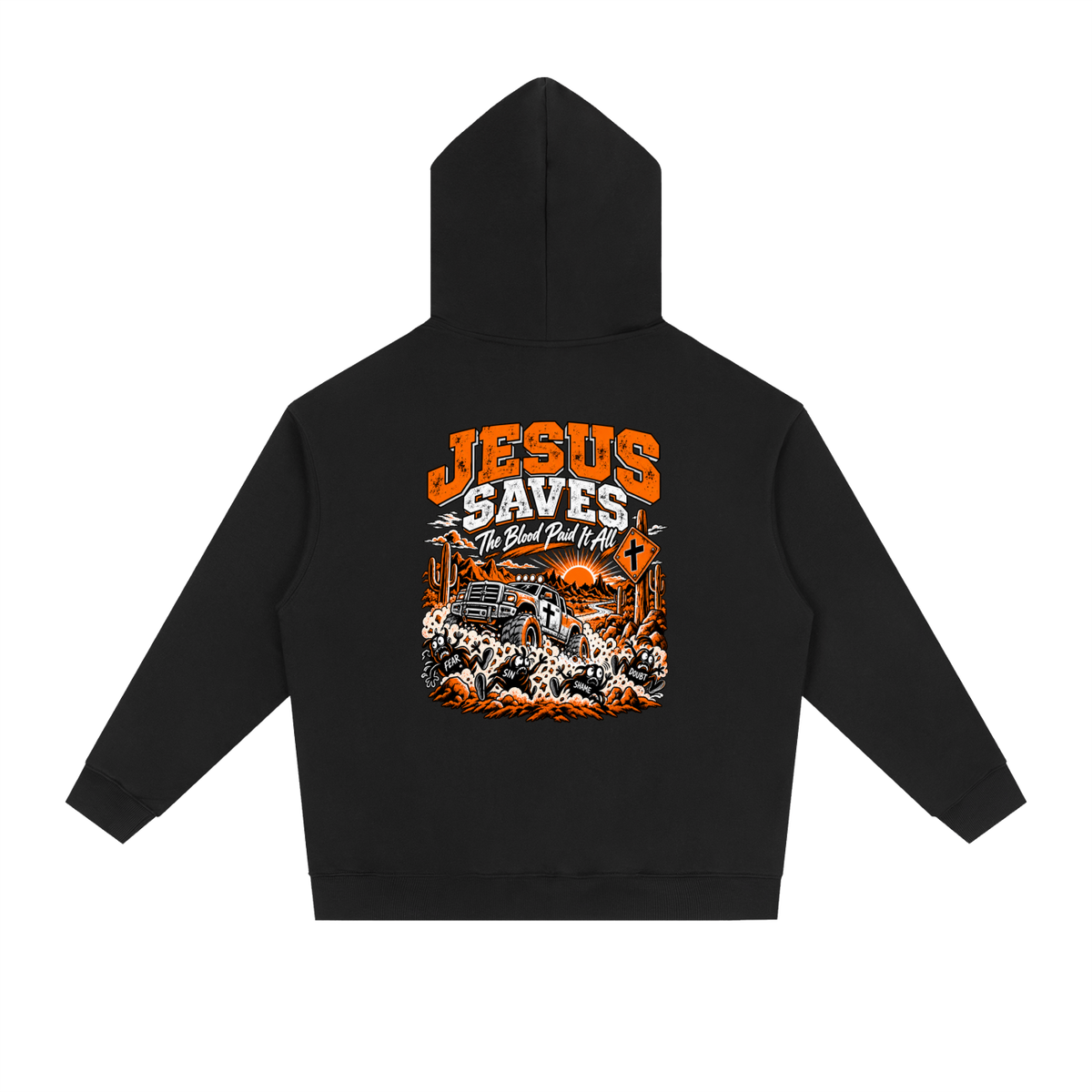 JESUS DIED FOR FOR OUR SINS THAT'S THE GOOD NEWS 1 CORTHIANS 15:1-4 JESUS SAVES THE BLOOD PAID IT ALL Hoodie