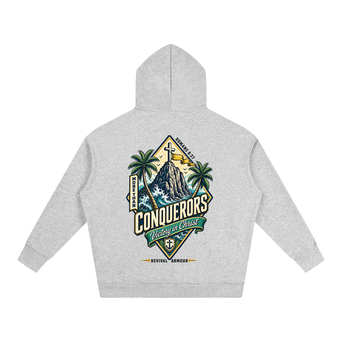 More than conquerors victory in Christ Hoodie