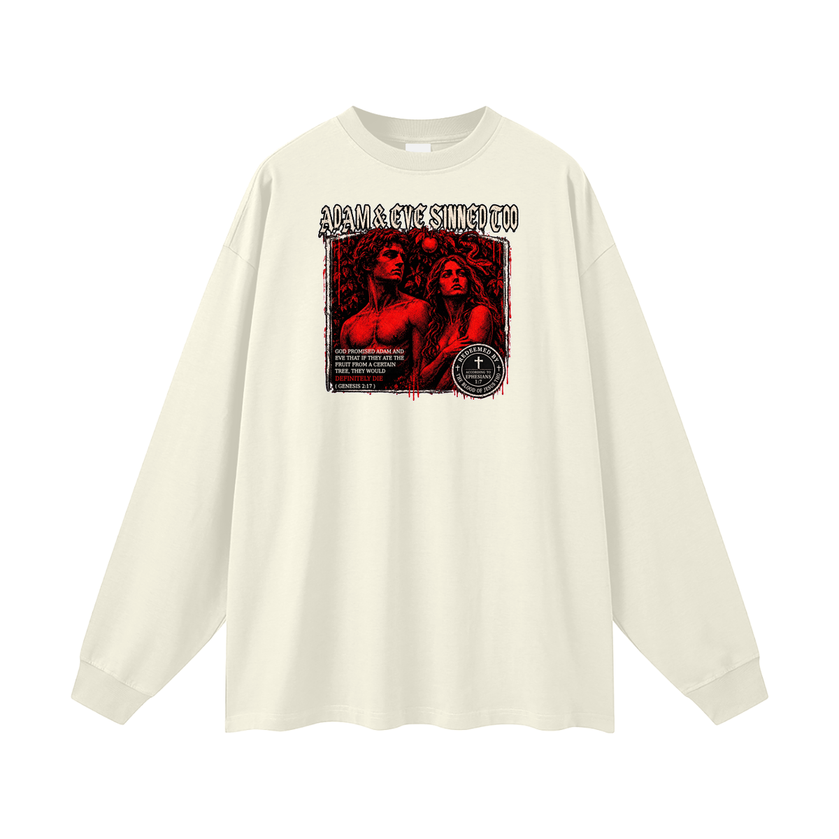 ADAM & EVE SINNED TOO Long Sleeve T-Shirt