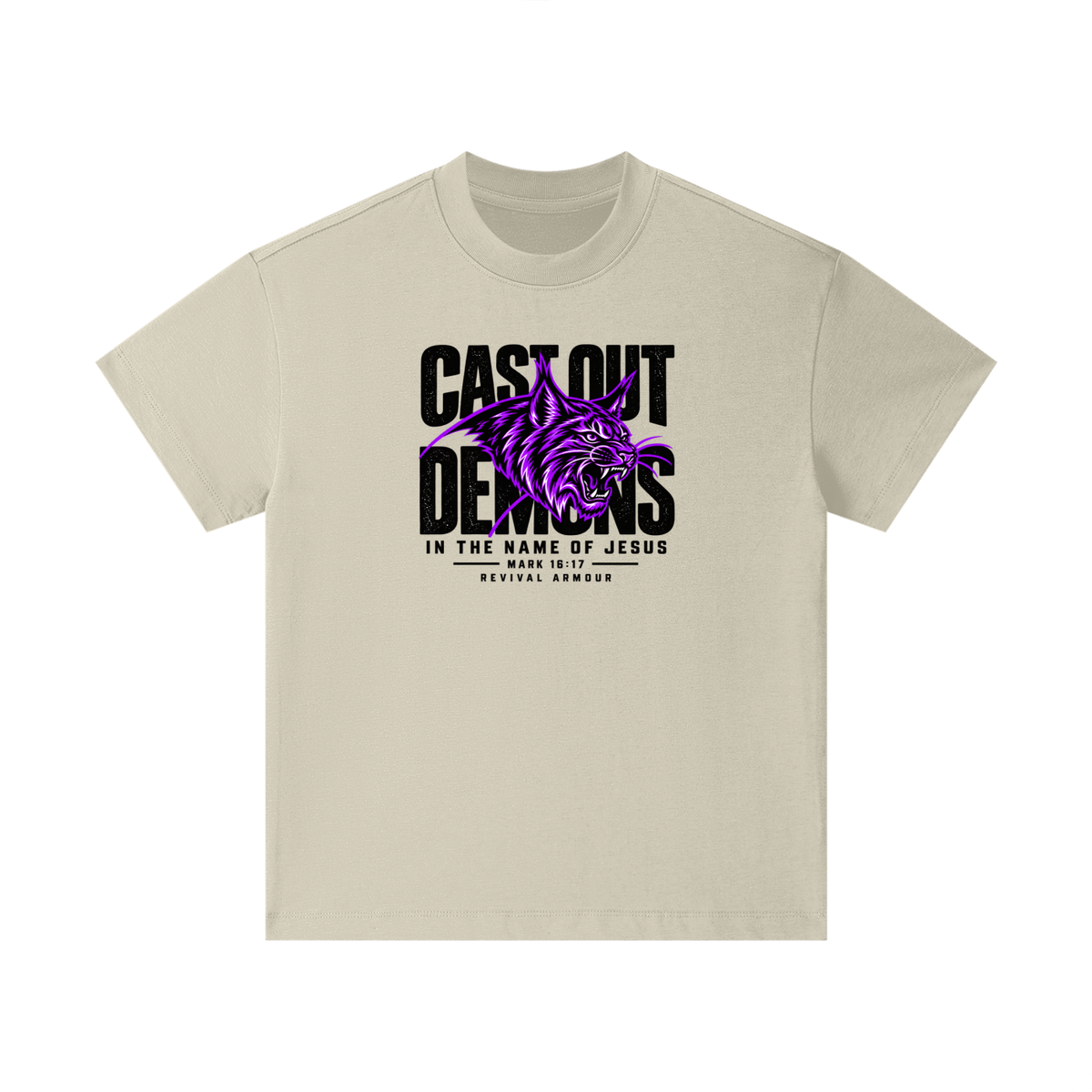 CAST OUT DEMONS IN THE NAME OF JESUS MARK 16:17 REVIVAL ARMOUR Kids T-Shirt