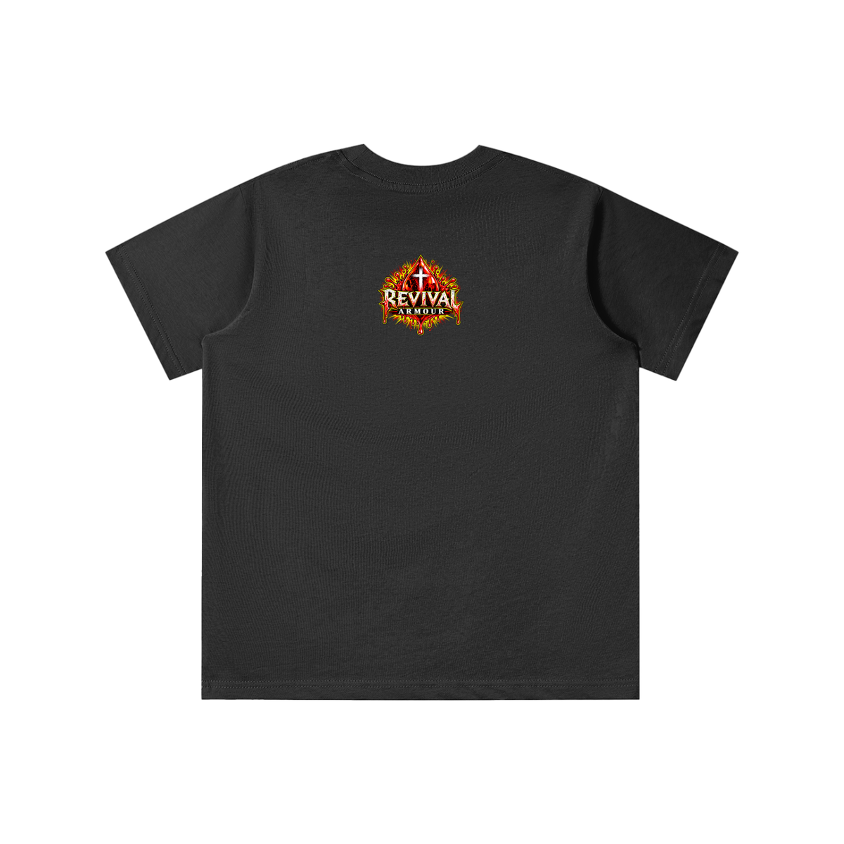THE WEAPONS OF OUR WARFARE ARE NOT CARNAL BUT MIGHTY THROUGH GOD TO THE PULLING DOWN OF STRONG HOLDS youth T-shirt