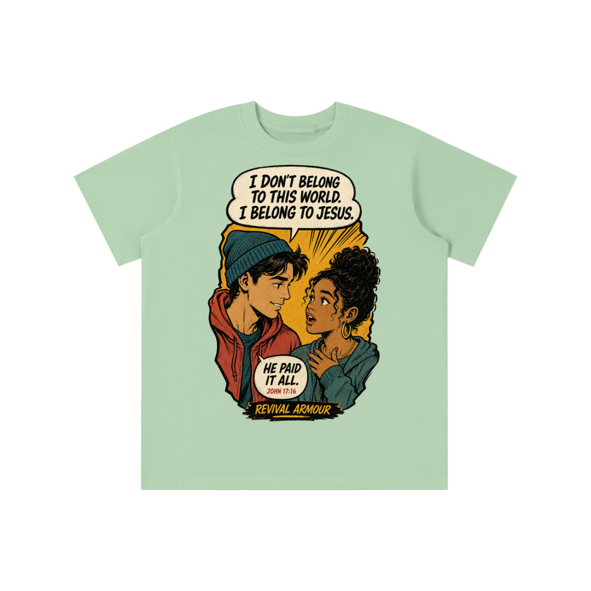 John 17:16 inspired youth T-shirt