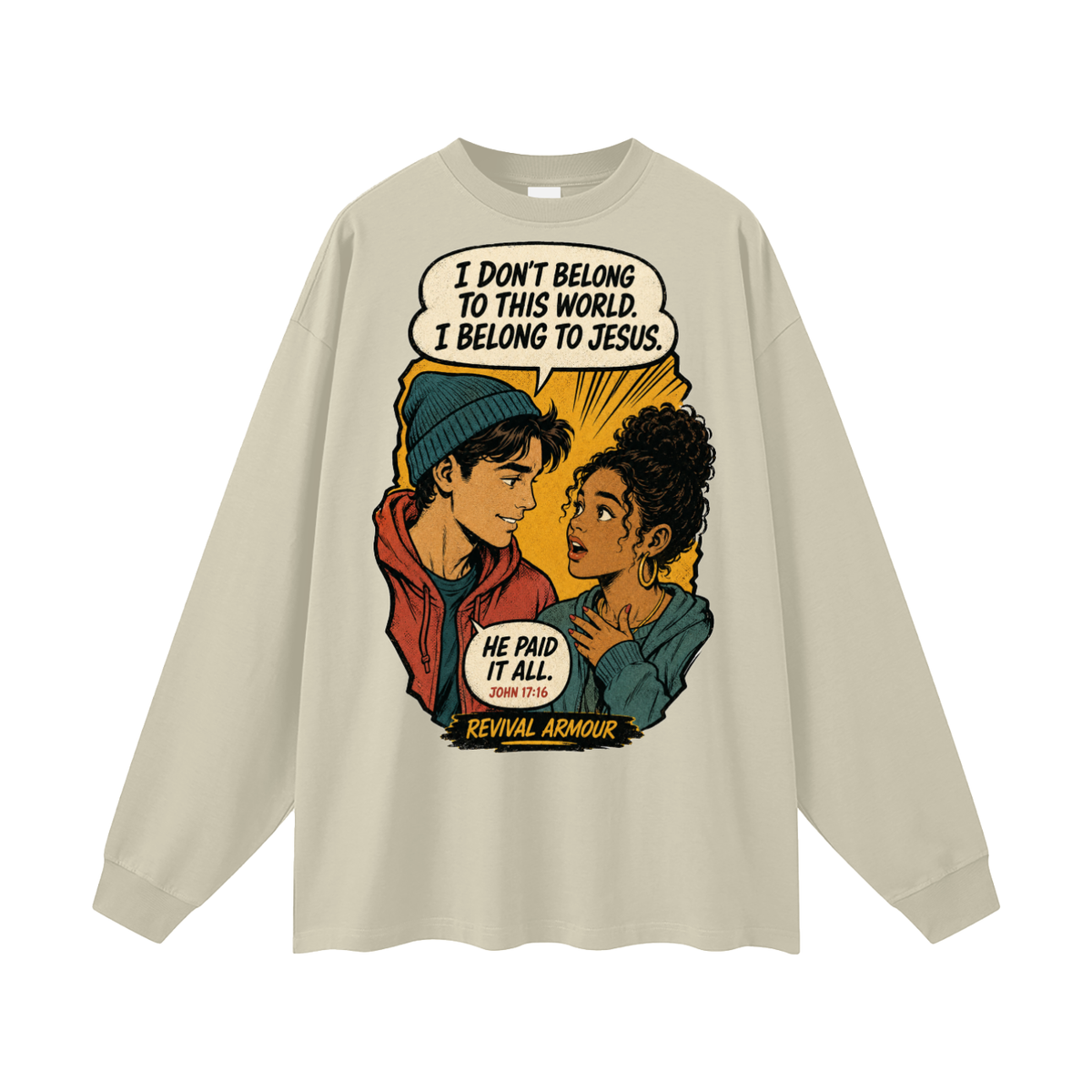 John 17:16 inspired Long Sleeve T-Shirt