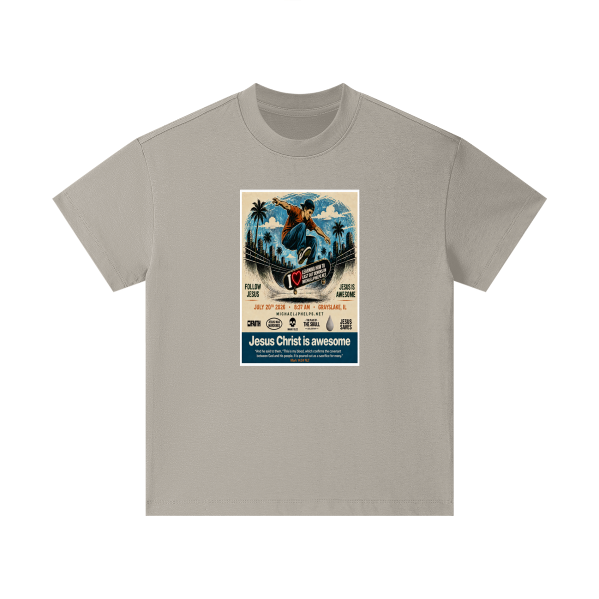 Jesus Christ is awesome Kids T-Shirt