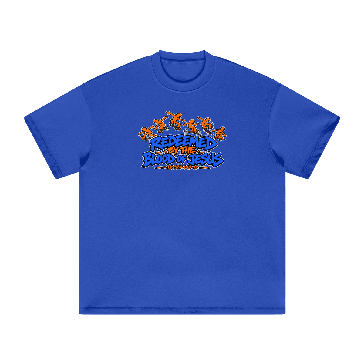 REDEEMED BY THE BLOOD OF JESUS - 1 PETER 1:18-19 - T-Shirt