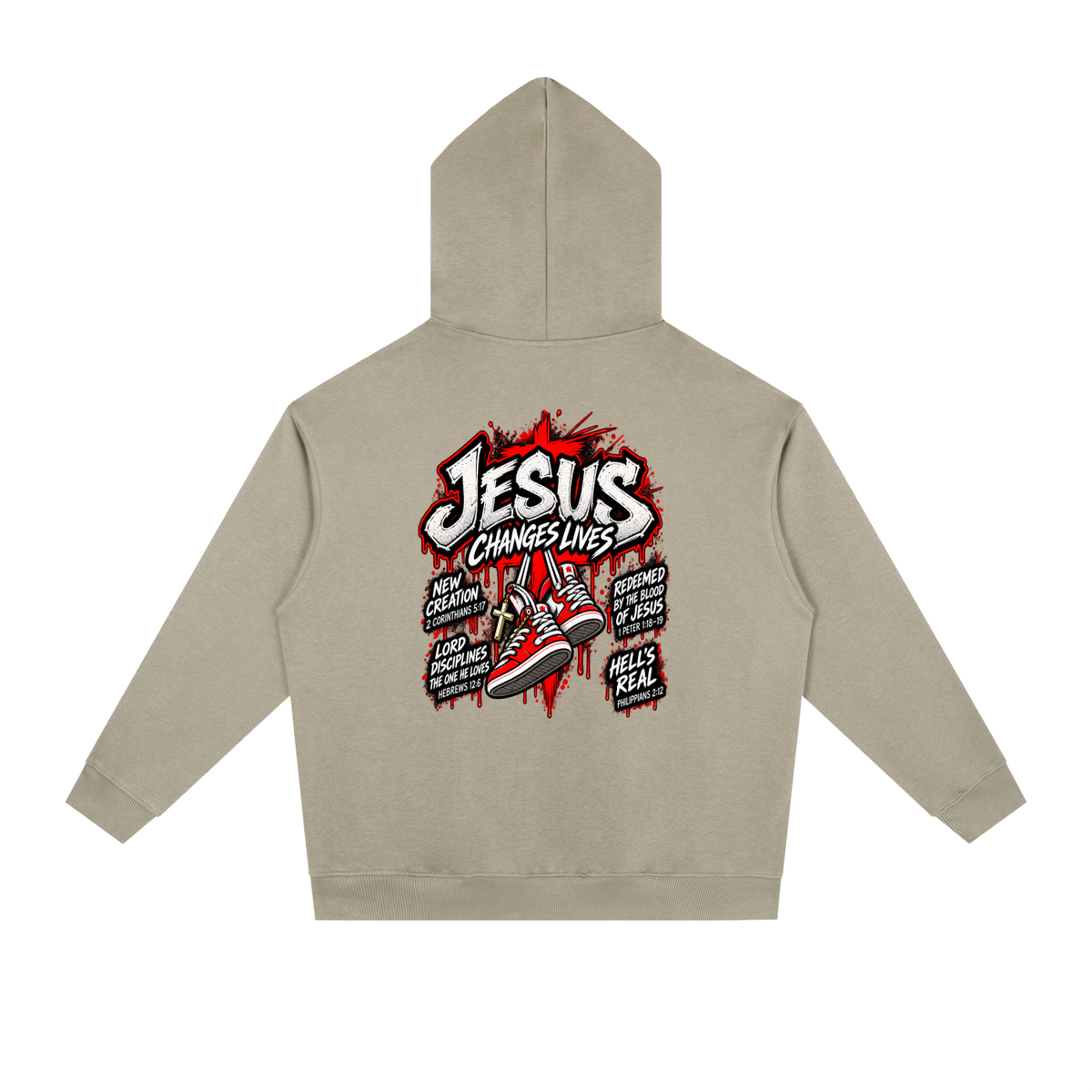 JESUS CHANGES LIVES Hoodie