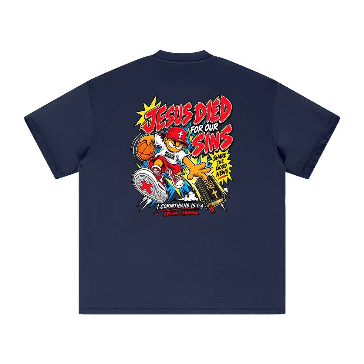 REVIVAL EST. 2026 ARMOUR JESUS DIED FOR OUR SINS T-Shirt