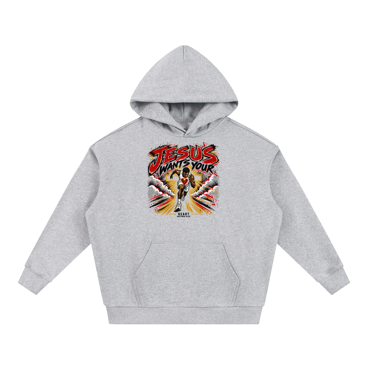 JESUS WANTS YOUR HEART MATTEW 16:25 Hoodie