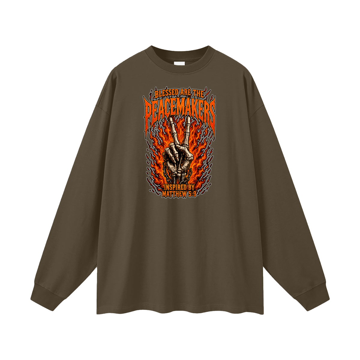 BLESSED ARE THE PEACEMAKERS INSPIRED BY MATTHEW 5:9 Long Sleeve T-Shirt
