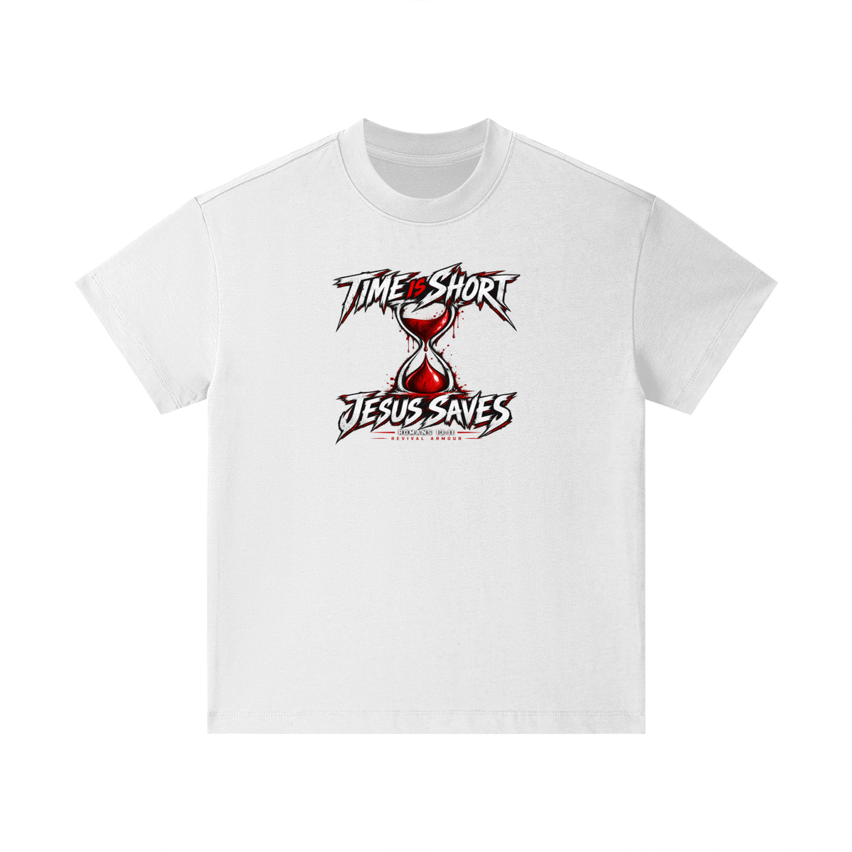TIME IS SHORT JESUS SAVES ROMANS 13:11 REVIVAL ARMOUR Kids T-Shirt