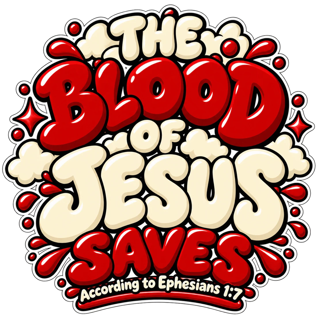 THE BLOOD OF JESUS SAVES ACCORDING TO EPHESIANS 1:7 Joggers