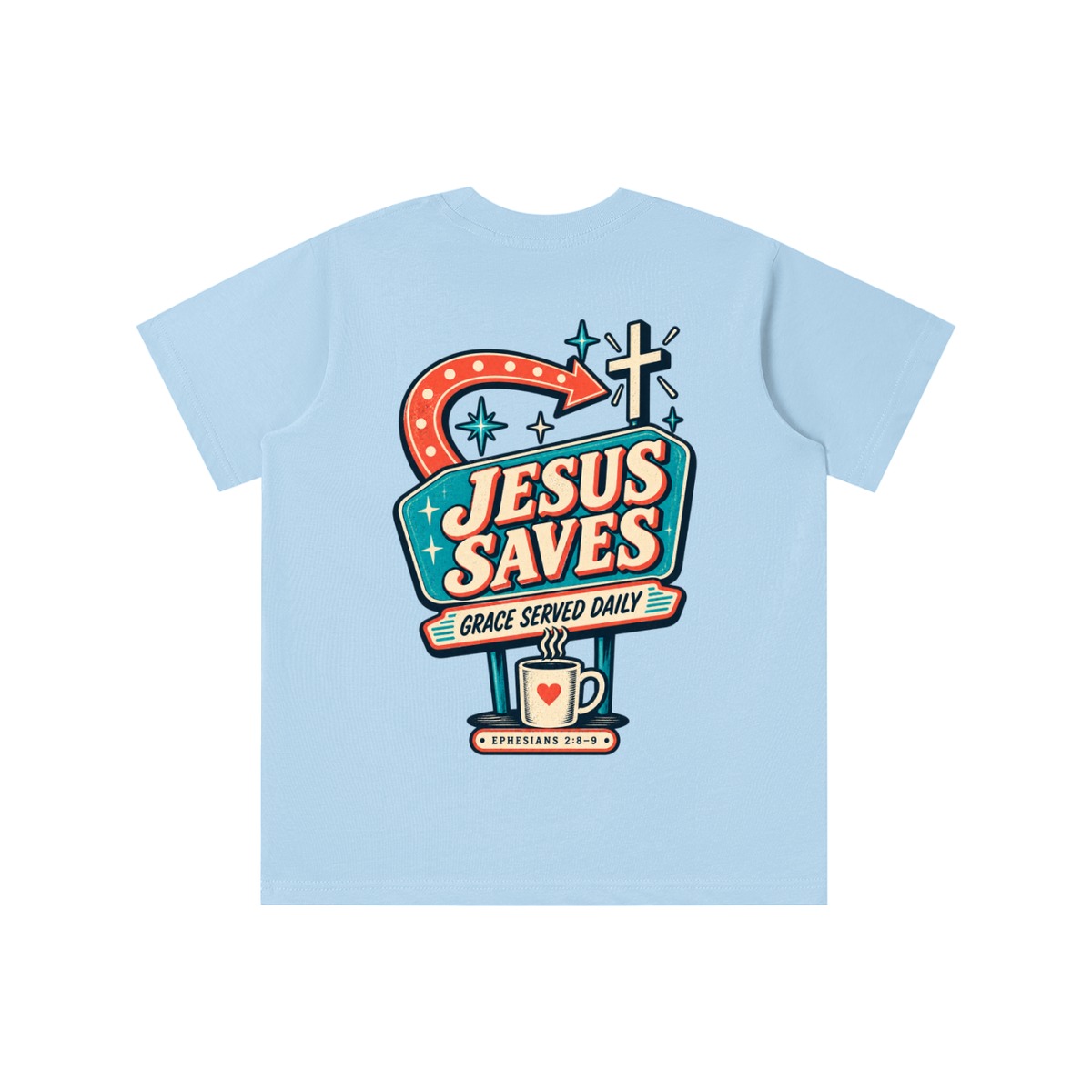 Jesus saves youth T-shirt
