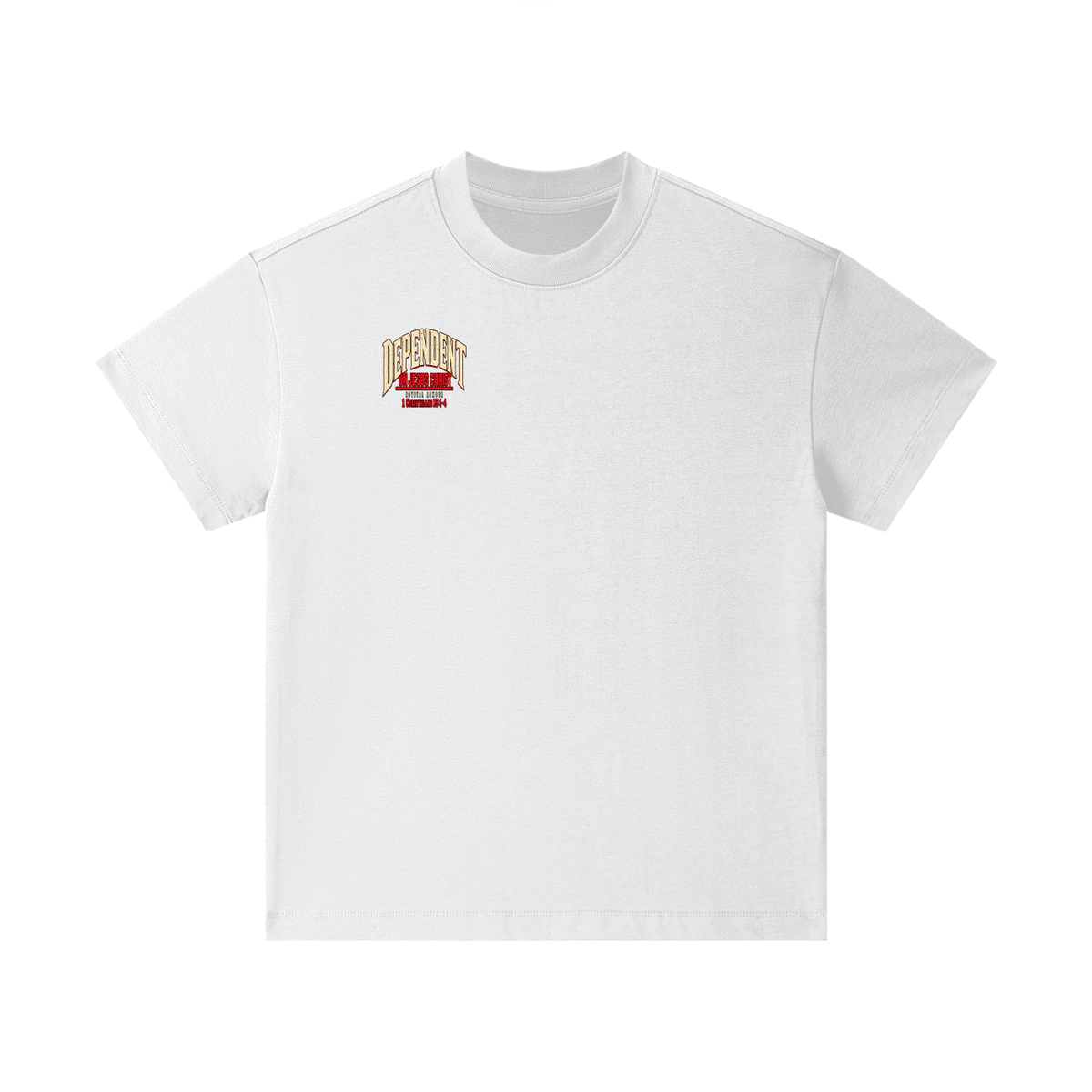 DEPENDANT ON JESUS CHRIST Kids T-Shirt