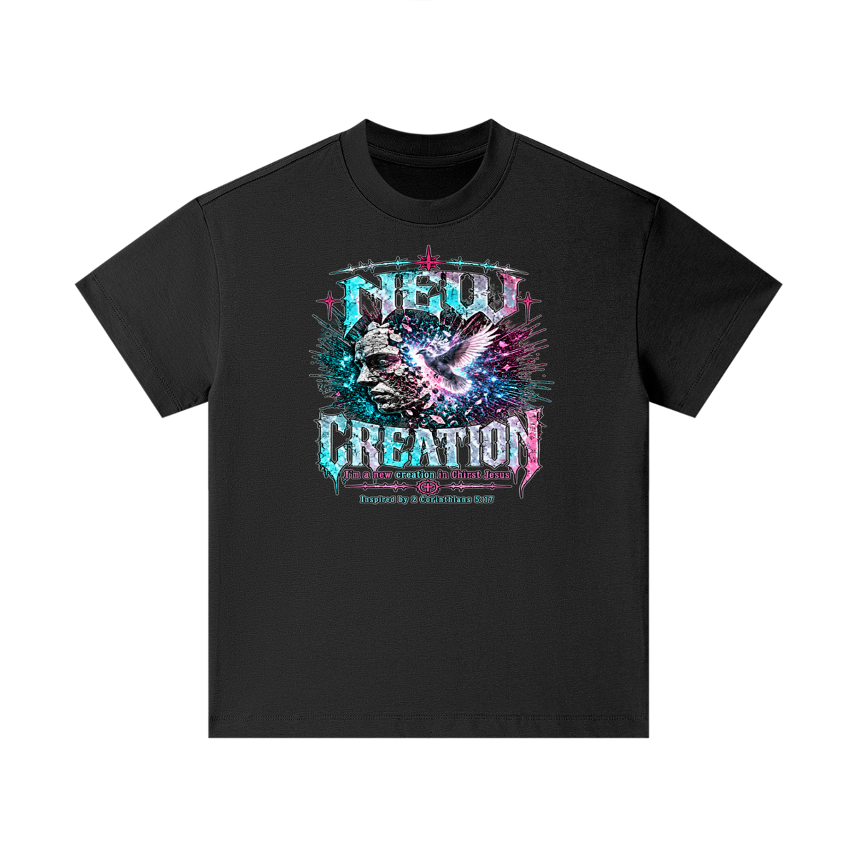 NEW CREATION I'm a new creation in Chirst Jesus Inspired by 2 Corinthians 5:17 Kids T-Shirt