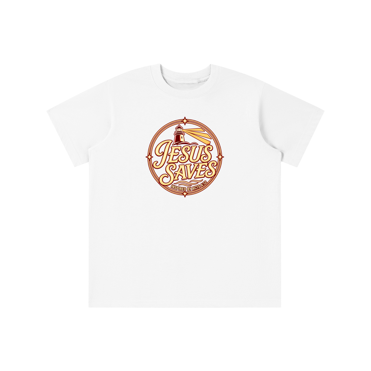 JESUS SAVES INSPIRED BY ACTS 4:12 youth T-shirt