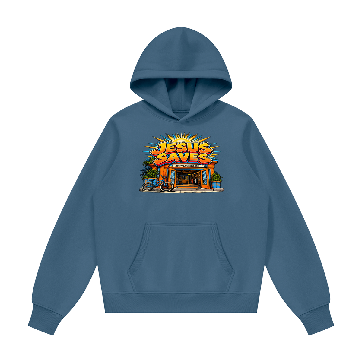 JESUS SAVES REVIVALARMOUR.COM Hoodie
