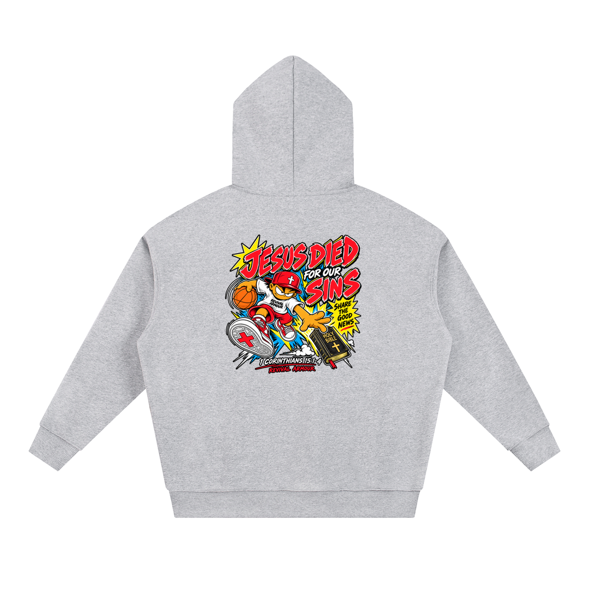 REVIVAL EST. 2026 ARMOUR JESUS DIED FOR OUR SINS Hoodie