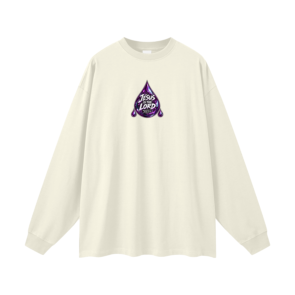 JESUS IS LORD ACCORDING TO JOHN 10:30 THIS HOUSE WiLL SERVE THE LORD THE PERSON WILL "THE HOUSE" WILL SERVE THE LORD NOT THE "BUILDING" Long Sleeve T-Shirt
