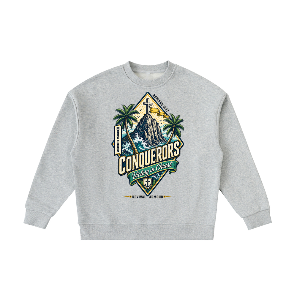 More than conquerors victory in Christ youth Sweatshirt